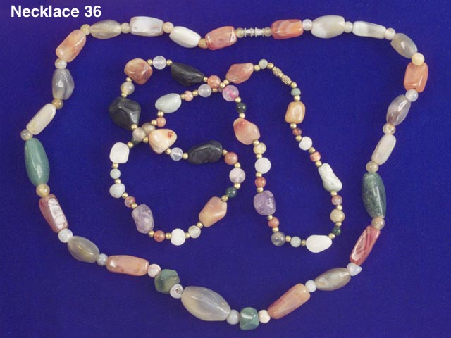 Imported Polished Natural Stone Necklaces