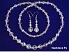 29" Swarovski Crystal Necklace & Matching Earrings